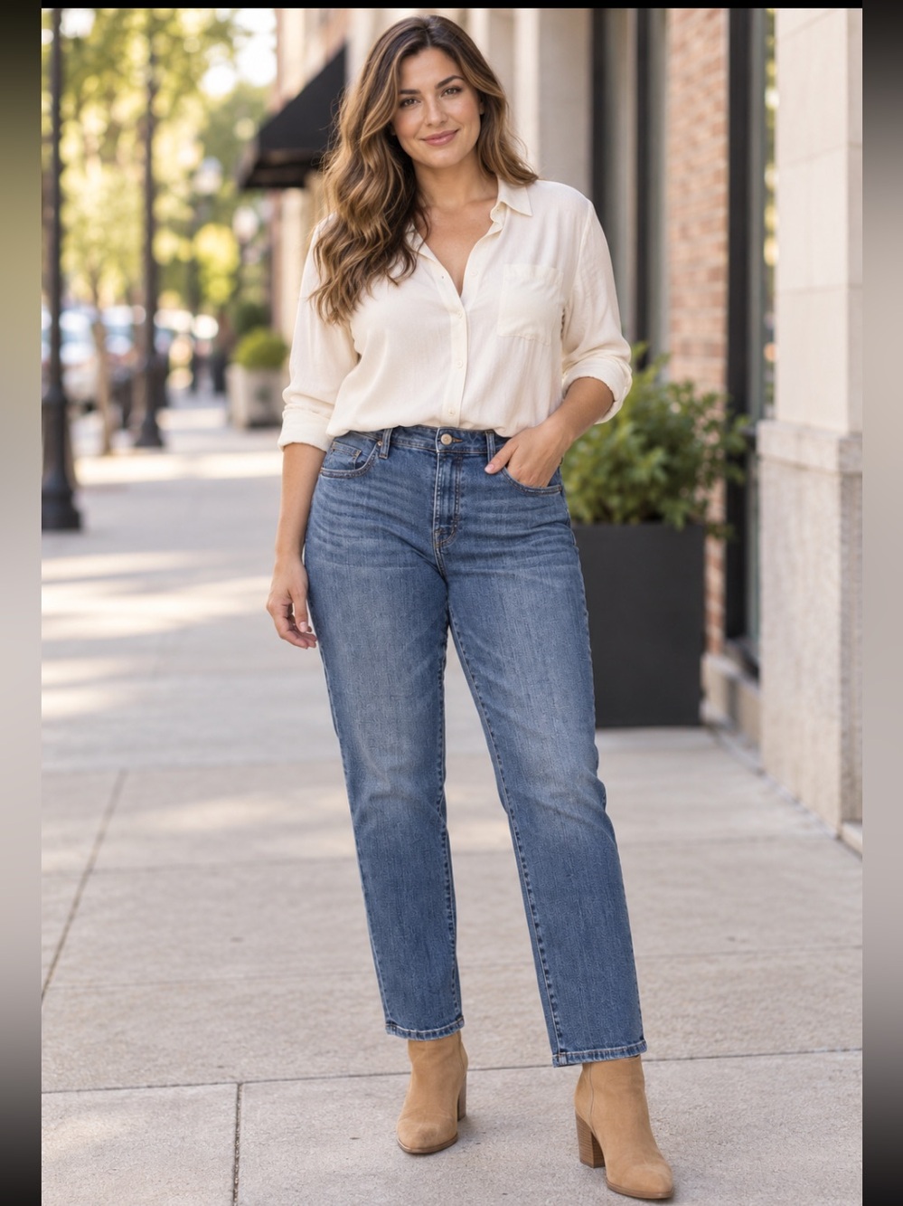 Liverpool Los Angeles
"The Boyfriend" Jeans
Medium Wash Size 14/32